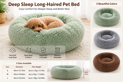 Calming Donut Bed For Dog & Cat