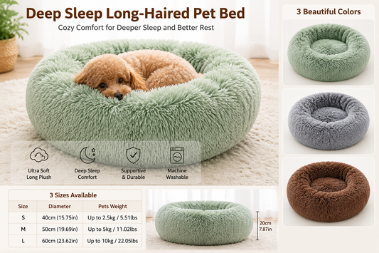 Calming Donut Bed For Dog & Cat