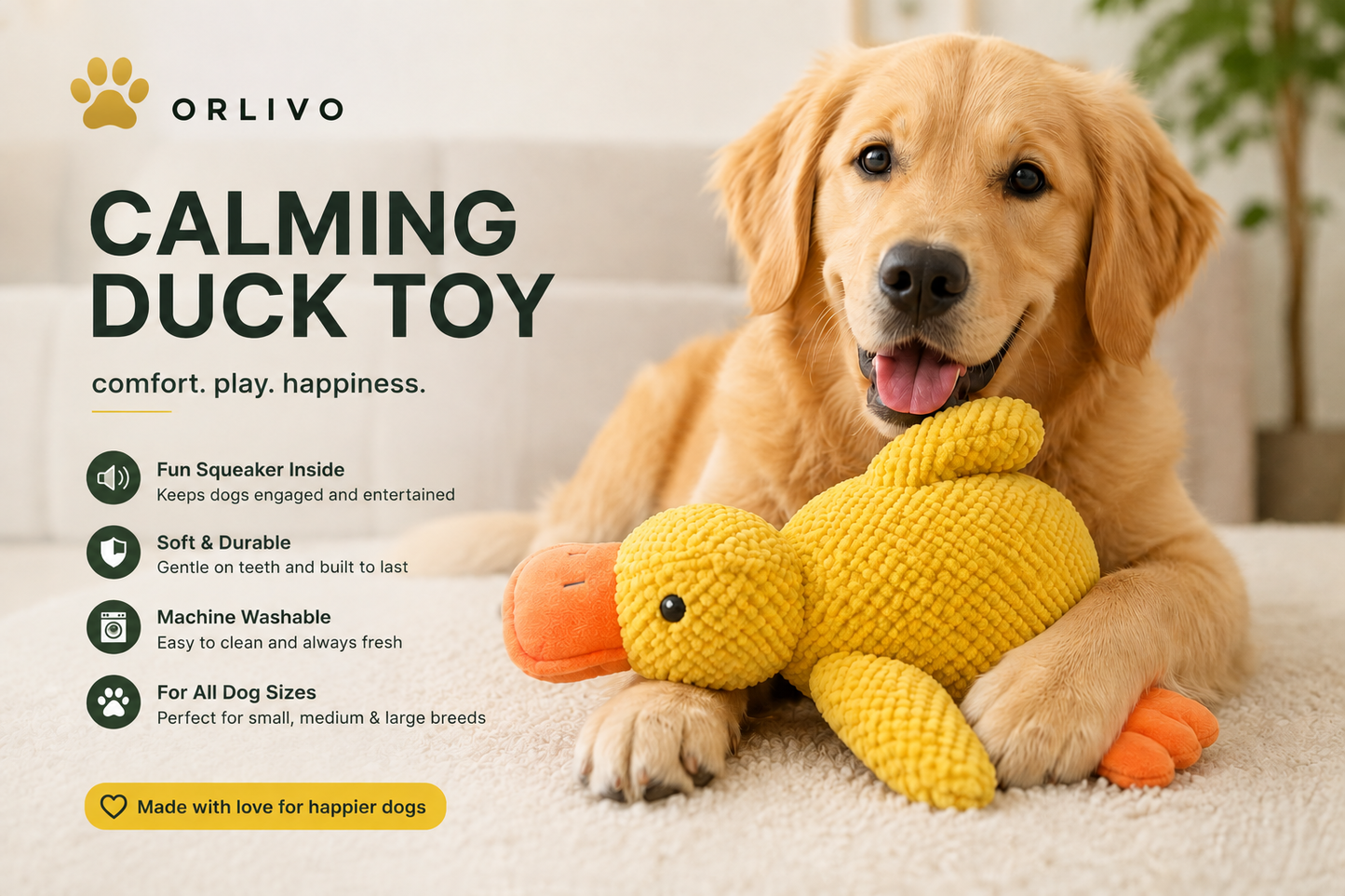 Orlivo™ Calming Duck Toy