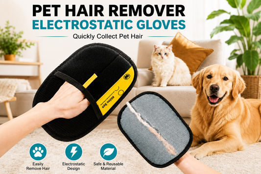 Reusable Pet Hair Remover Glove – Removes Fur in Seconds
