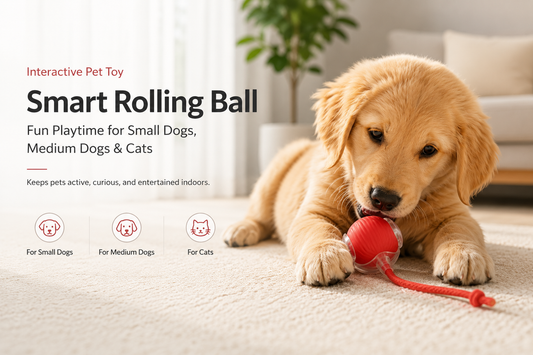 Smart Interactive Rolling Ball for Dogs & Cats