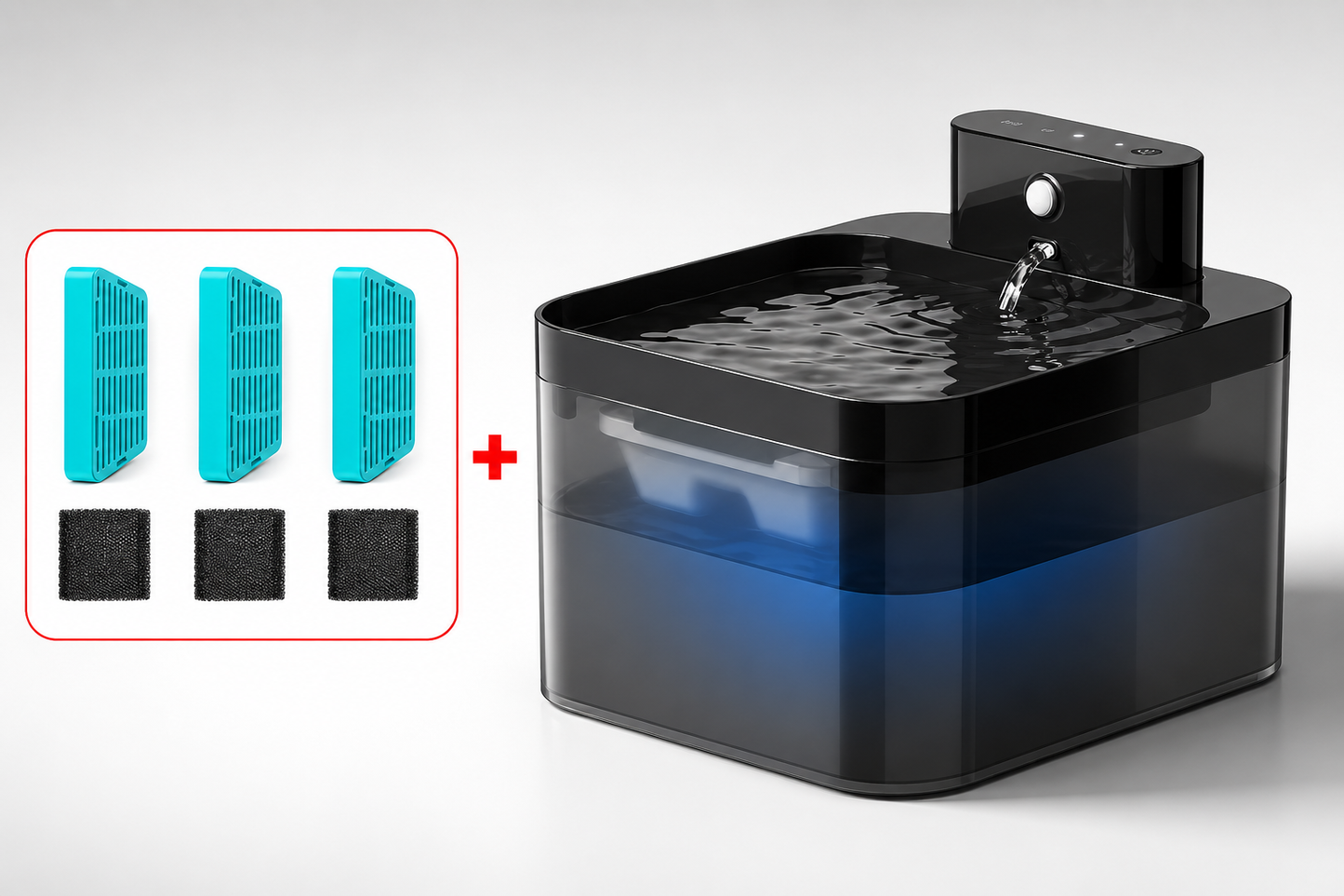 Orlivo™ Wireless Motion Sensor Pet Water Fountain