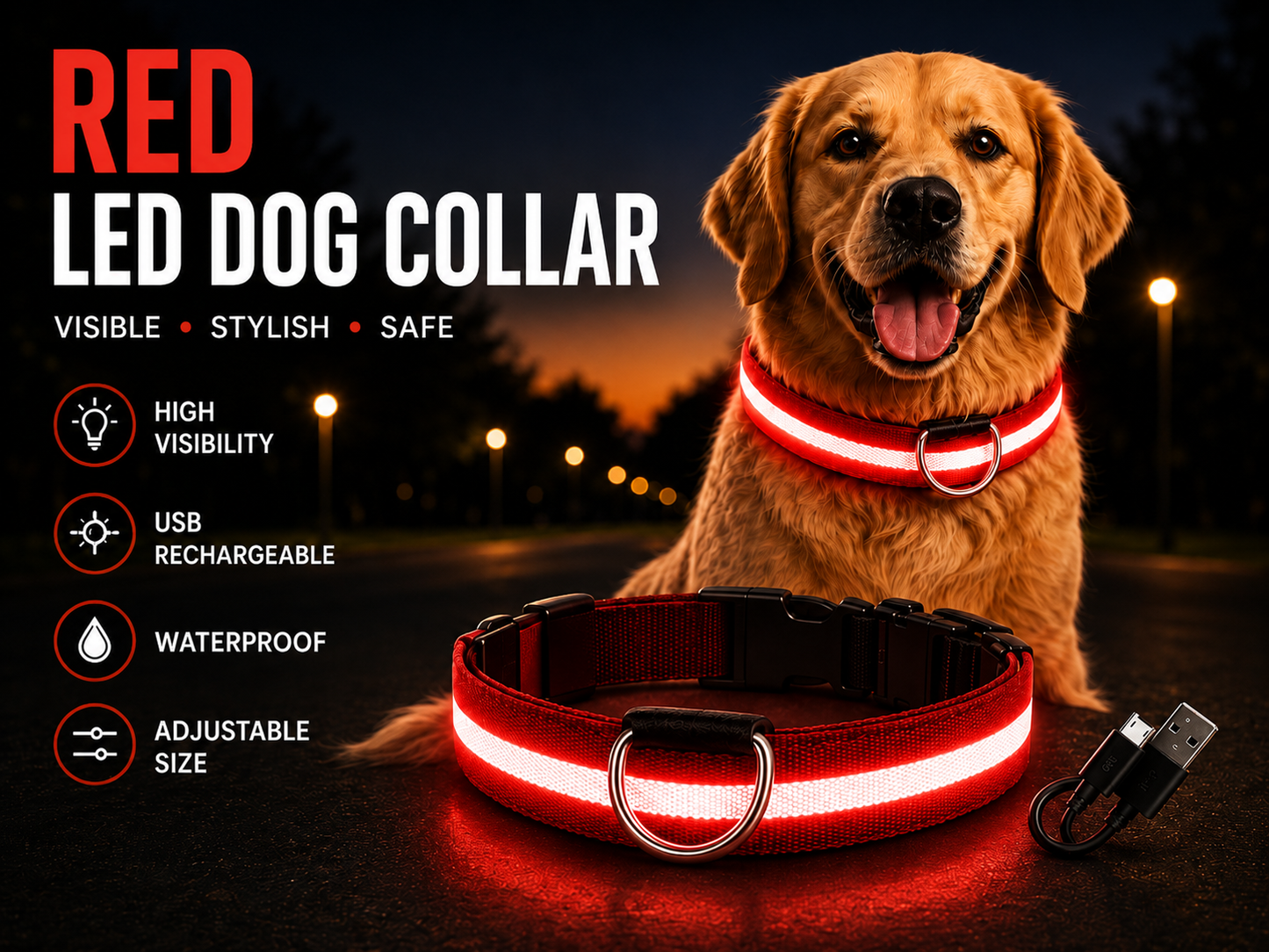 LED Dog Collar