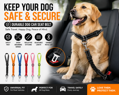 Adjustable Dog Car Seat Belt