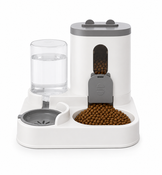 2-in-1 Automatic Pet Feeder with Water Dispenser