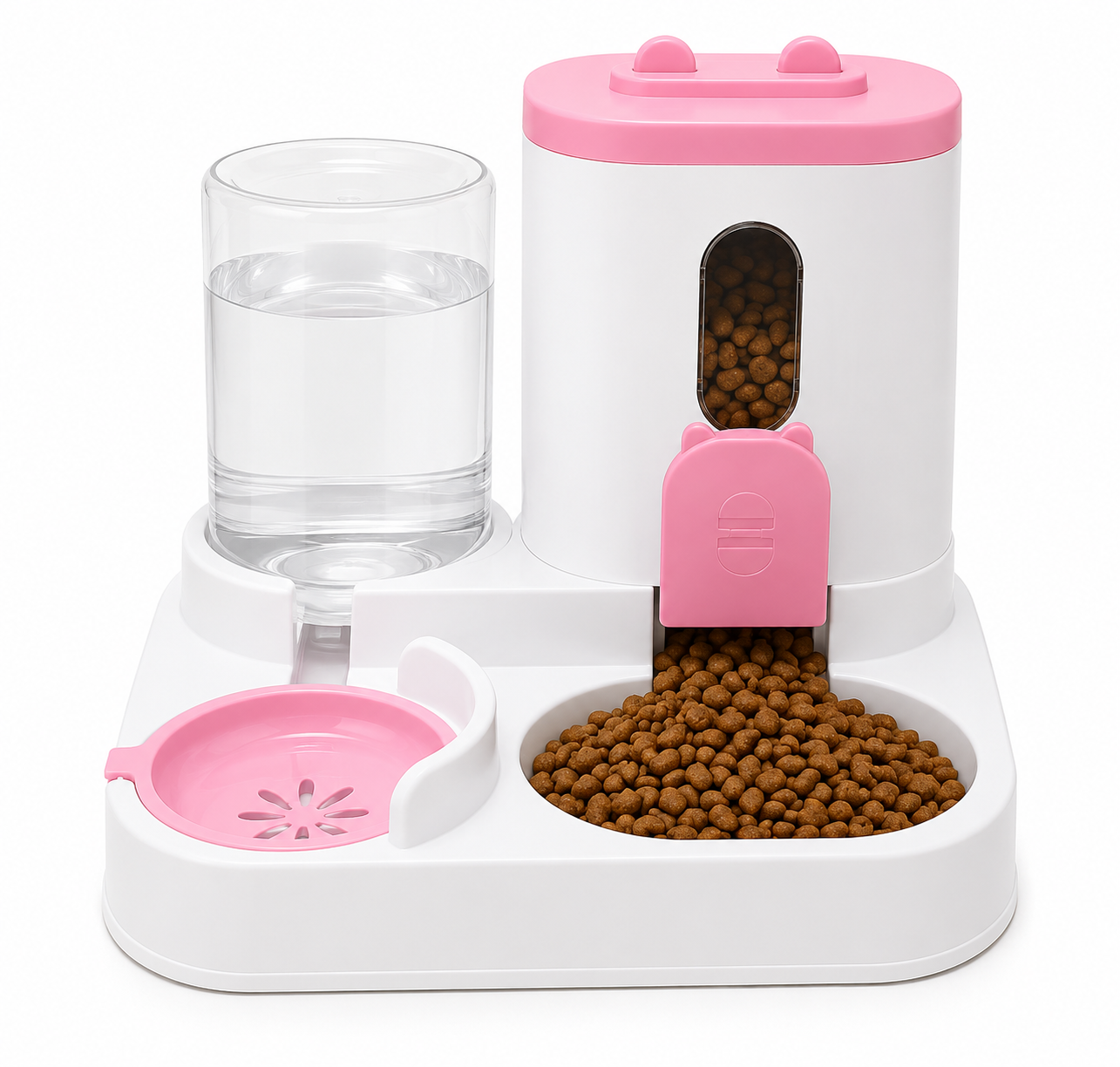 2-in-1 Automatic Pet Feeder with Water Dispenser