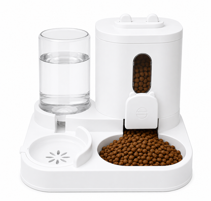 2-in-1 Automatic Pet Feeder with Water Dispenser