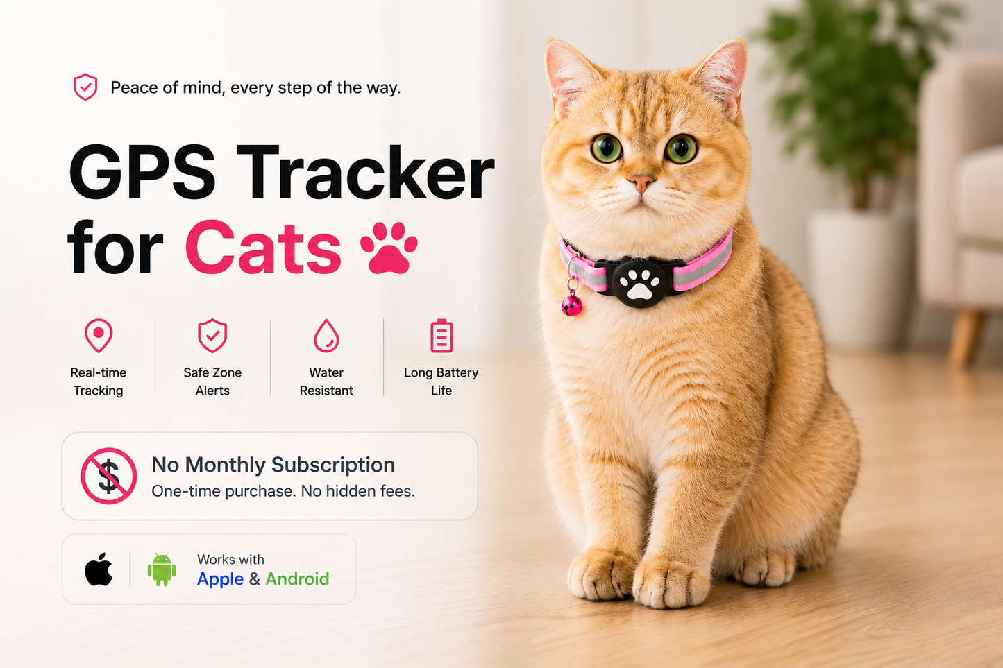 Real-Time Cat GPS Tracker – Never Lose Your Cat Again